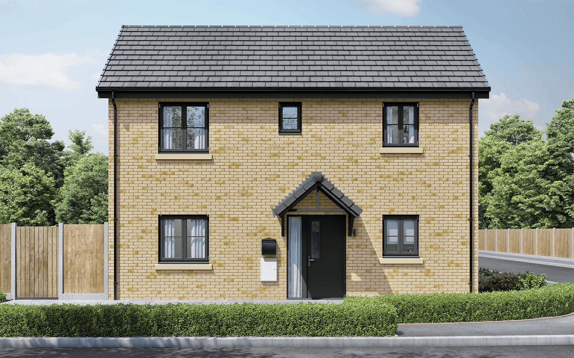 Elm Farm 3B5P Back Door