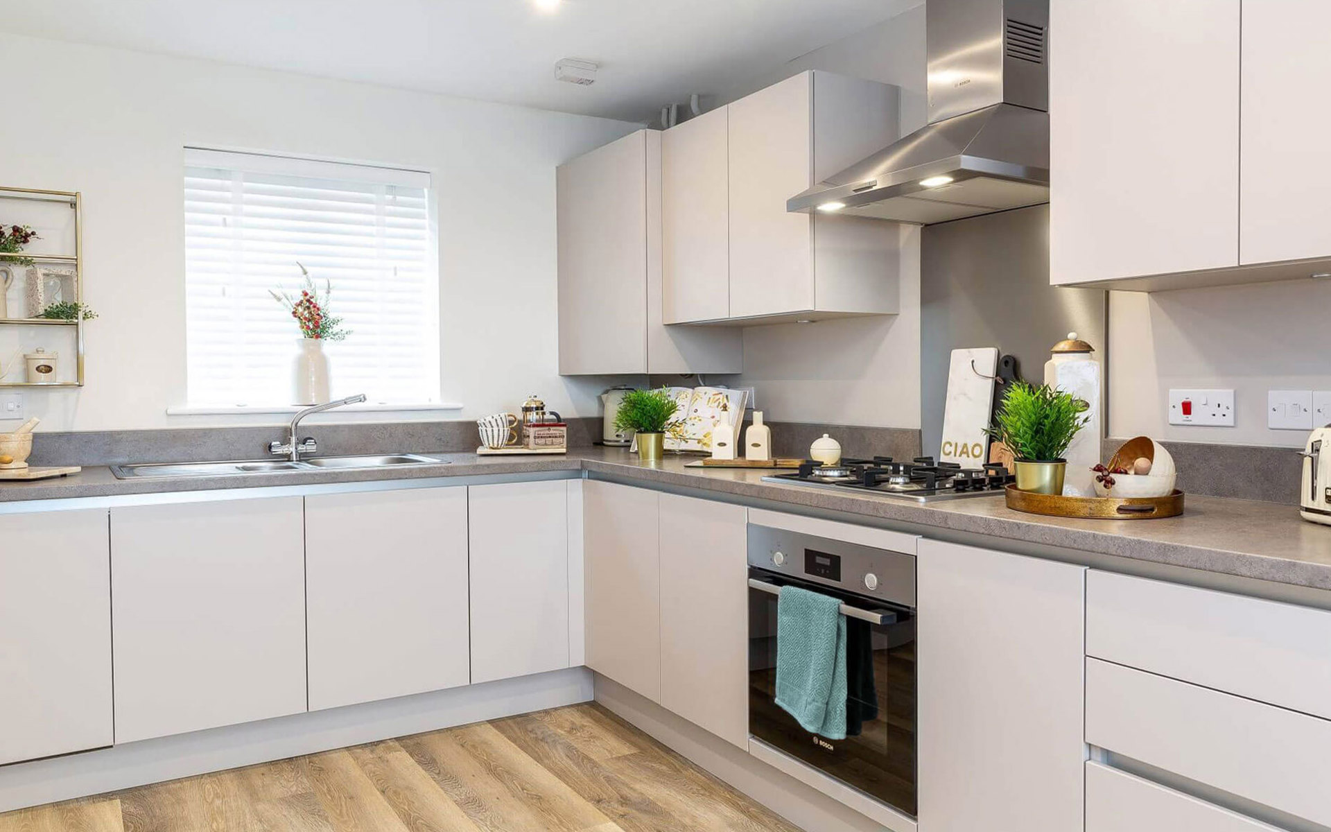 OHE Newlands Langford Kitchen Blue